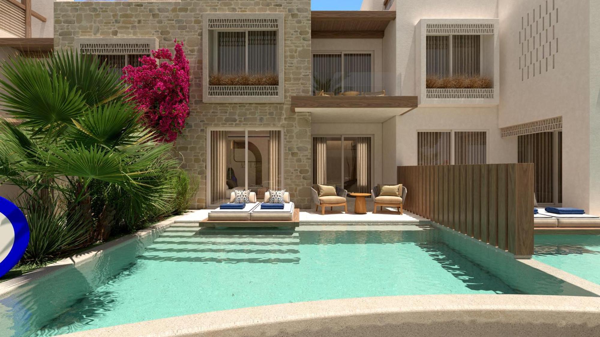 Uzenie All Suites Boutique Resort (Adults Only) Adelianos Kampos Exterior foto